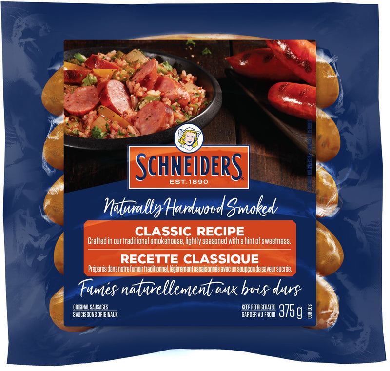 Schneiders Smoked Sausage - Original 12x375g