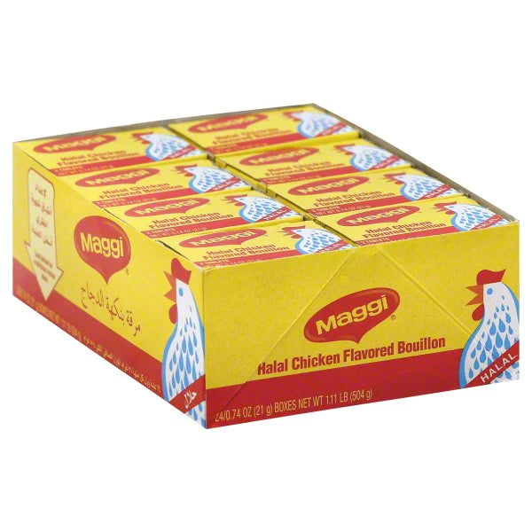 Maggi Bouillon Cubes - Chicken (Halal) 21gr  24x2pk