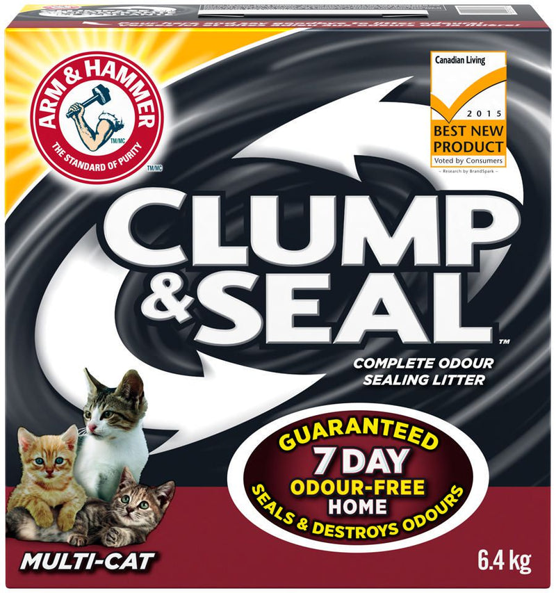 Arm & Hammer Cat Litter - Clump & Seal Multi Cat 3x6.4kg