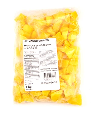 Alasko Frz. Fruit - Mango Chunks IQF ea/1kg