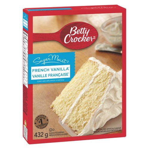 Betty Crocker Cake Mix Super Moist- French Vanilla ea/375gr