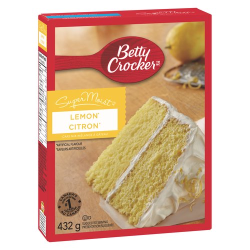Betty Crocker Cake Mix Super Moist- Lemon ea/375gr