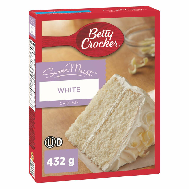 Betty Crocker Cake Mix Super Moist- White ea/404gr