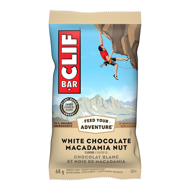 Clif Bars White Chocolate Macadamia 12x68gr
