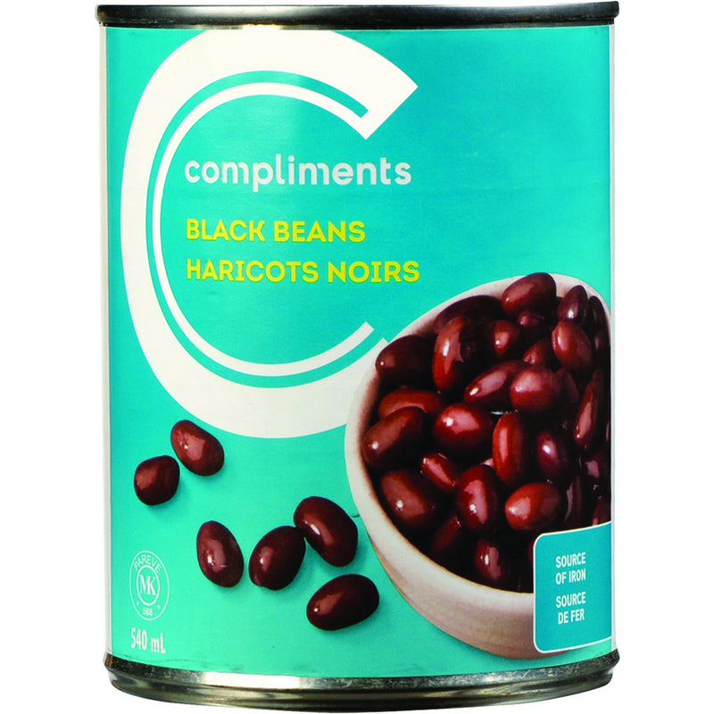 Compliments Beans - Black 24x540ml