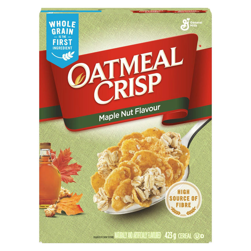 Gen Mills Cereal - Oatmeal Crisp Maple  ea/423gr