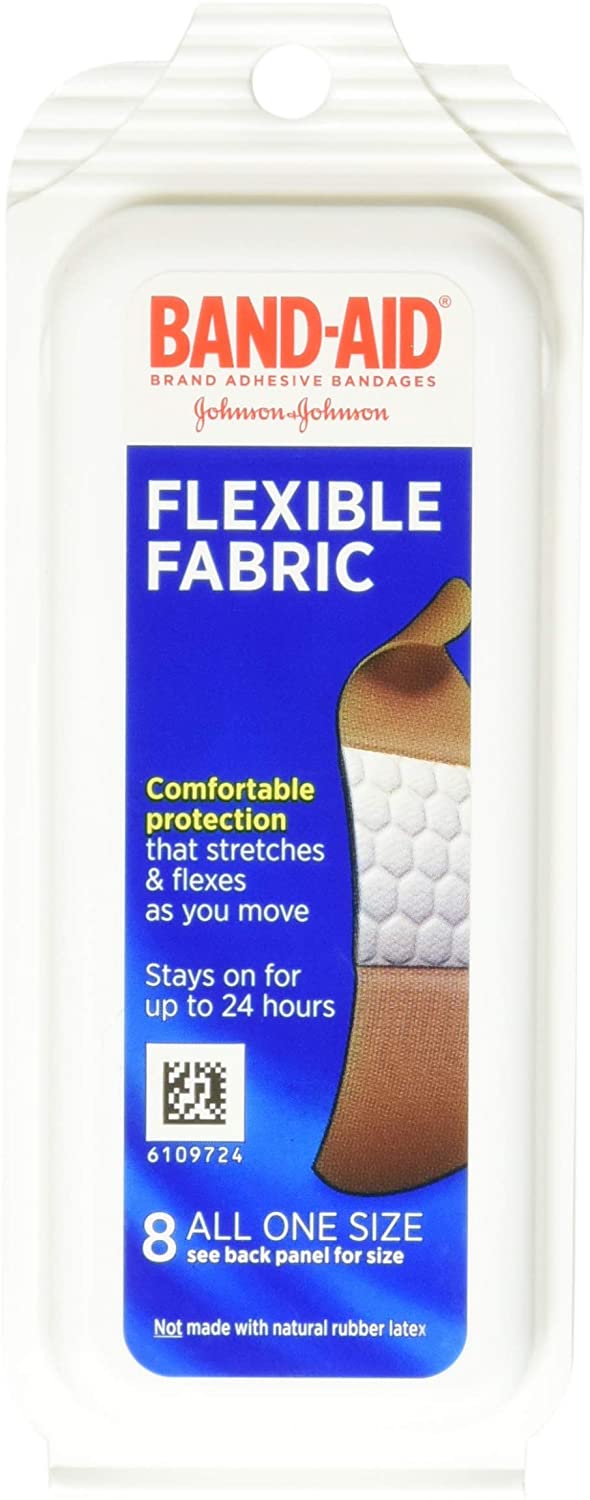 J&J Bandaids Fabric Flex Travel (04754) 12x8Pk