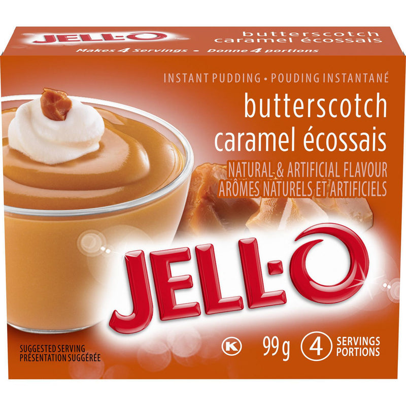 Jello Pudding - Butterscotch (Instant) 24x99gr