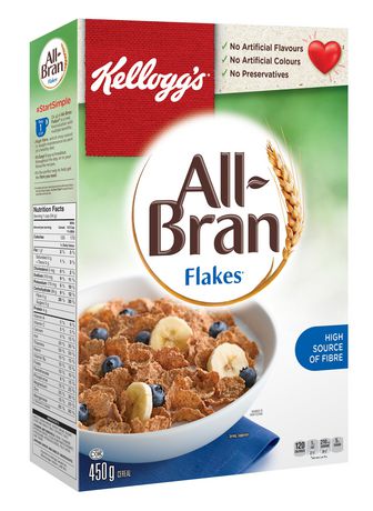 Kelloggs Cereal - All Bran Flakes ea/450gr