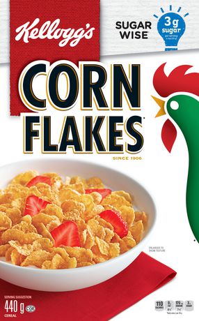Kelloggs Cereal - Corn Flakes ea/340gr