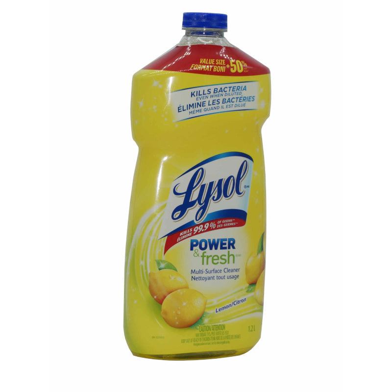 Lysol Cleaner Mult/Purp Lemon ea/1.2 l