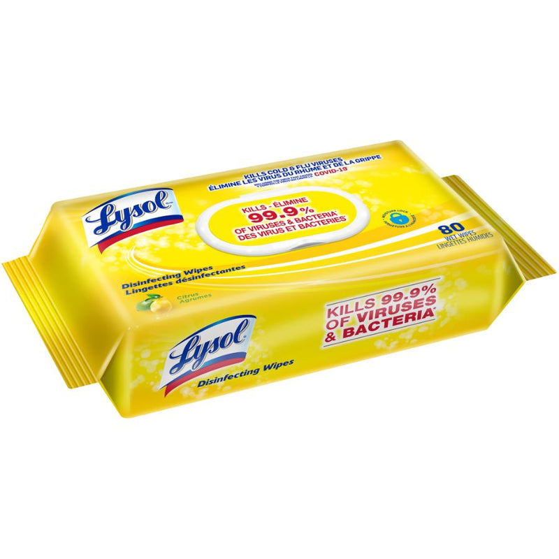 Lysol Wipes (Disinfecting) - Citrus 6x75's