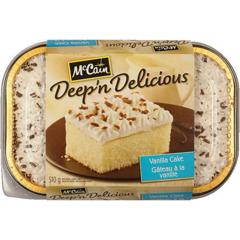 McCain Deep & Del Cake - Vanilla ea/510gr