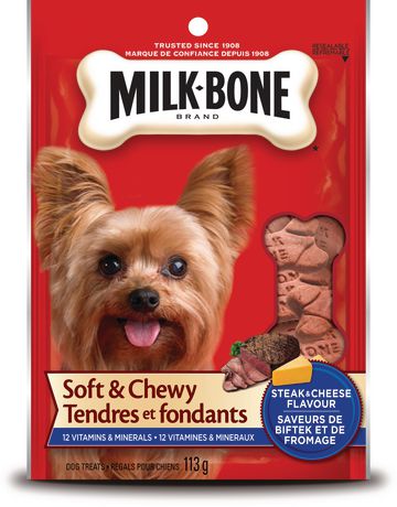 Milkbone - Soft & Chew Steak & Cheese 12x113 gr