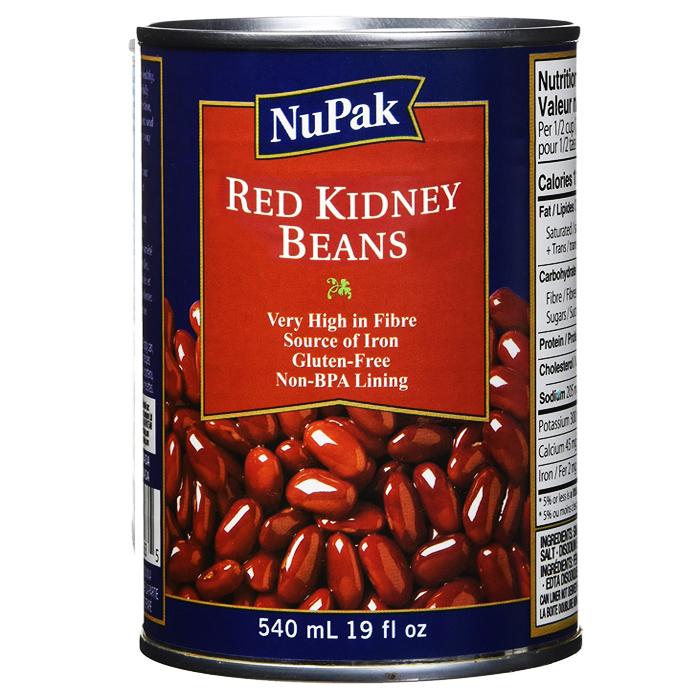 Nupak Beans Kidney (Red) 12x540ml