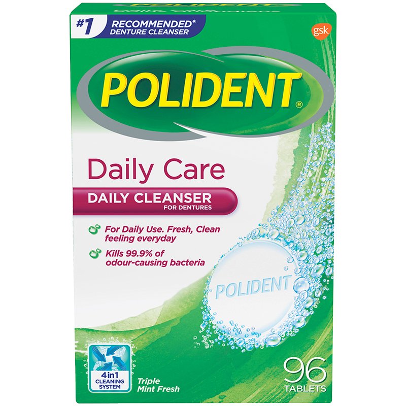 Polident Tablets 6x96's