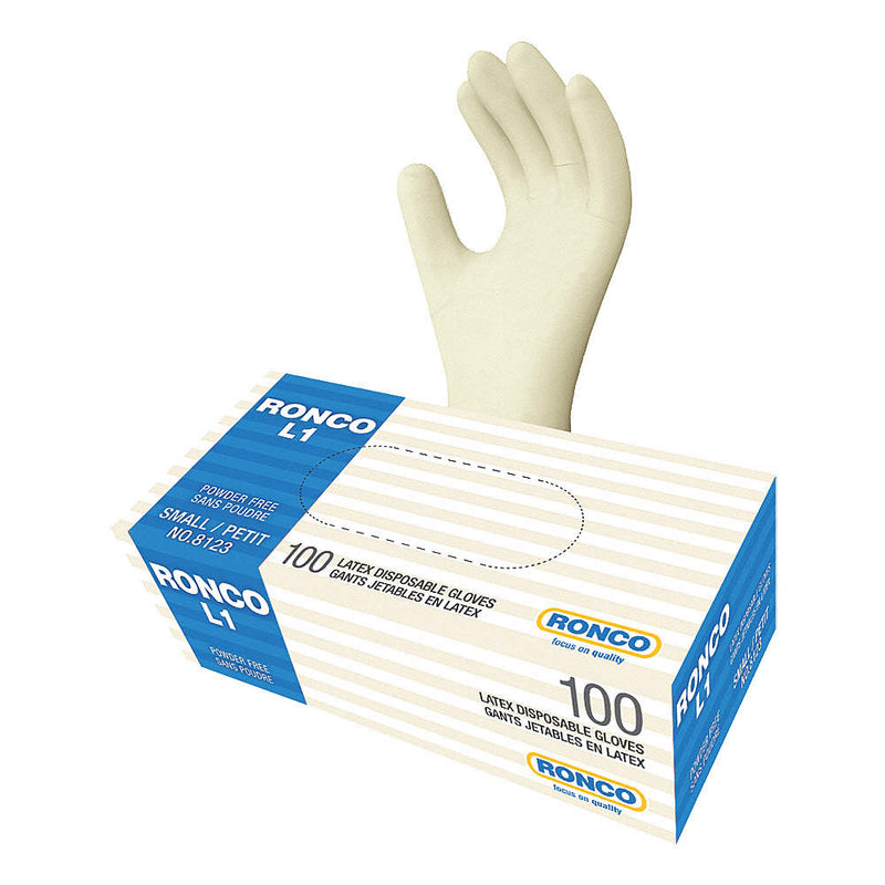 Ronco Latex Gloves Pwdr Free Small (