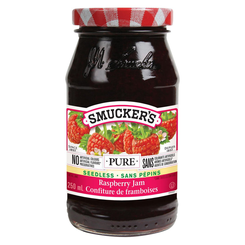 Smuckers Jam - Raspberry 12x250ml