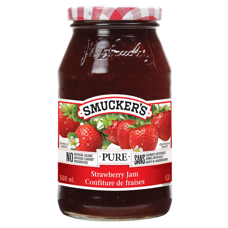 Smuckers Jam - Strawberry 12x500ml
