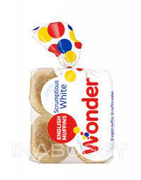 Wonder Plus English Muffins - White (