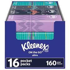 Kleenex Pocket Pack 10's 8/pkg