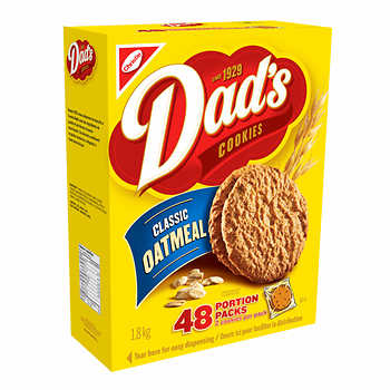 Dads Oatmeal Resturant Cookies (2pk) 2x48/cs