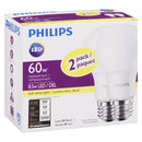 Philips Light Bulb - Eco. Adv. Soft White 60wt ea/2's