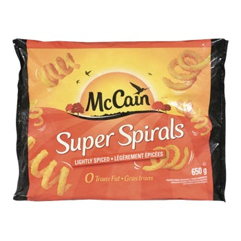 McCain Fries - Super Spiral Seasoned 12x650gr