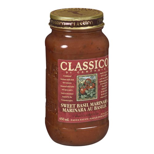 Classico Sauce - Sweet Tomato Basil ea/650ml
