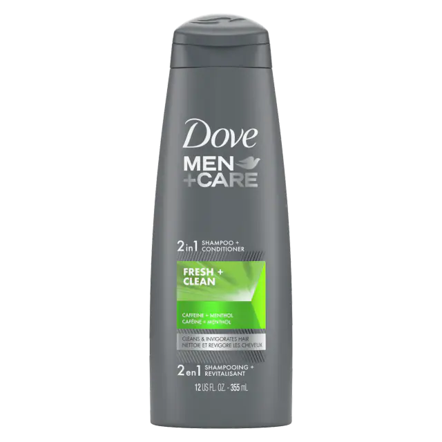 Dove Mens Shampoo/Cond. - Fresh Clean 2n1 6x355ml
