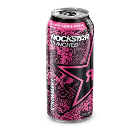 Rock Star Punched Strawberry 12x473mL