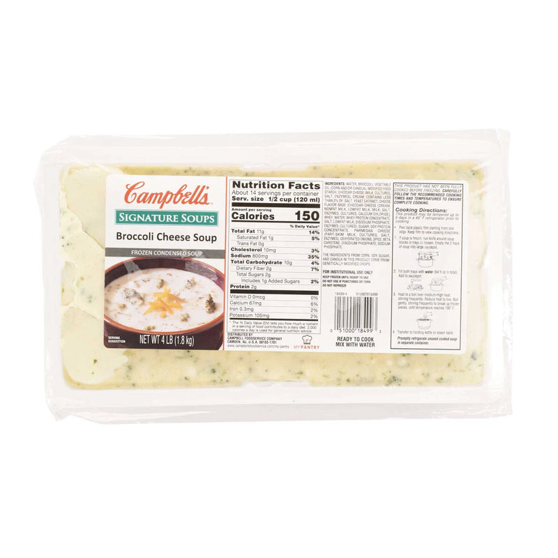 Campbells Soup Frzn - Brocolli & Cheese  3/4#