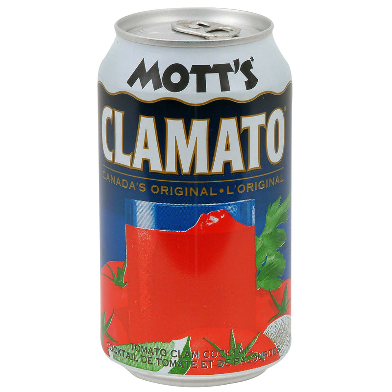 Motts Clamato Juice - Orig Regular (Can) 24x341ml