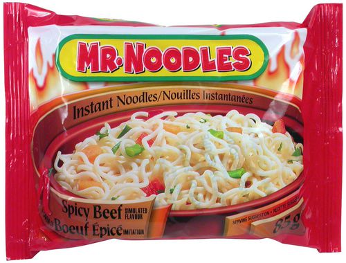 Mr. Noodles (Pkg) - Spicy Beef 24x85gr