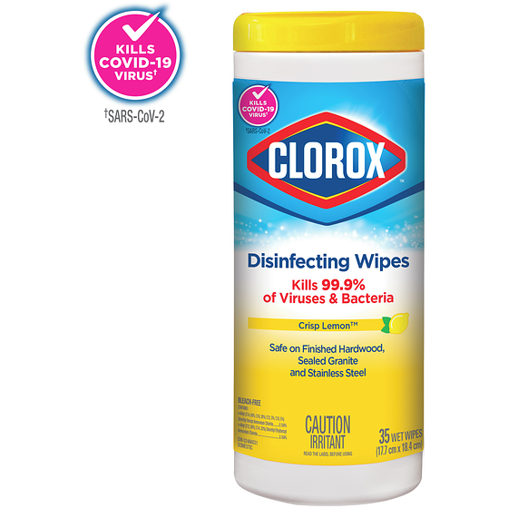 Clorox Wipes (Disinfecting) - Lemon  ea/35's