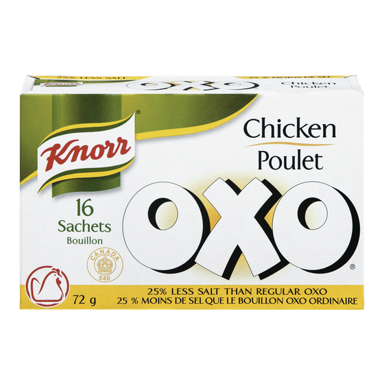 OXO Chicken Packets Low Sodium  14x72gr