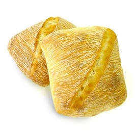 Upper Crust Ciabatta Sandwich Bun Sliced  60x80gr
