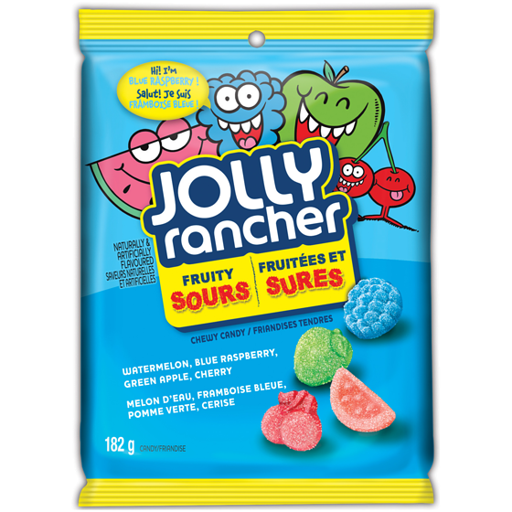 Jolly Rancher Peg Gummies Sours ea/182g