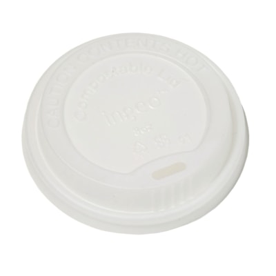 Eco Guardian HD Lid Compostable CPLA-K08 (8oz) 20x50/cs