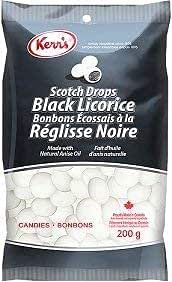 Kerr's Premium Peg Licorice Scotch Drops 12x200g