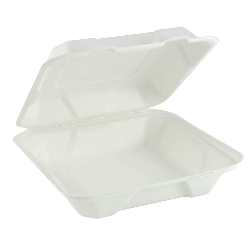 Eco Guardian Sugarcane Clamshell 1 Comp 7x5x3 C001 50/slve