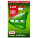 Nicorette Chewing Gum - Cinnamon (2mg) 12x30's