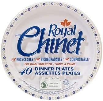 Royal Chinet Plates Dinner 10 3/8"   12x40pk