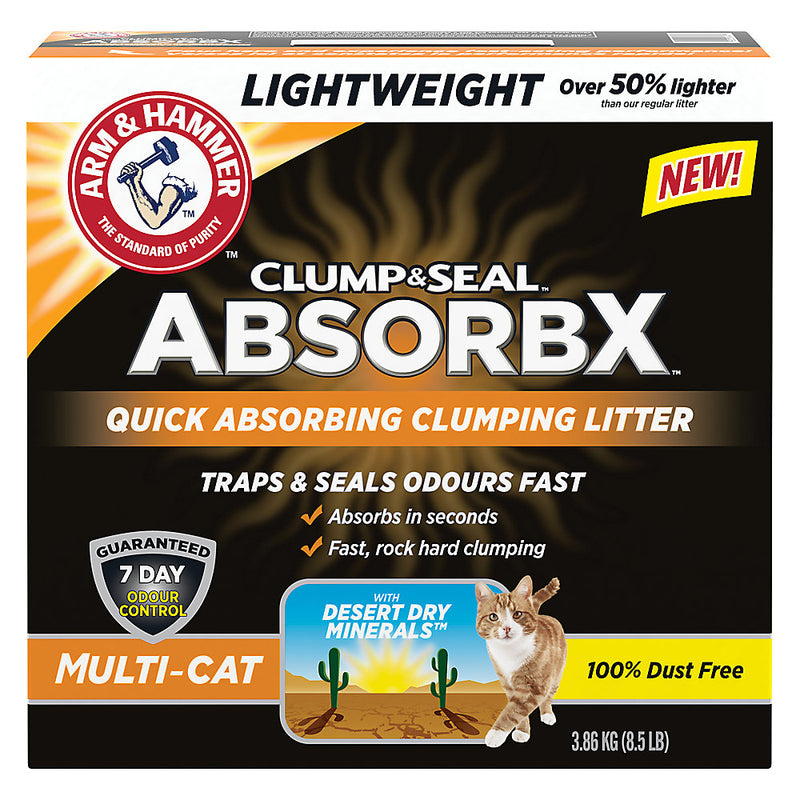 Arm & Hammer Cat Litter - Multi Cat Light Weight  2x3.86kg