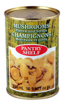 Pantry Shelf Mushrooms P&Stm 6x2.84 l
