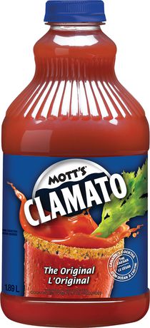 Motts Clamato Juice - Orig Regular 8x1.89 lt
