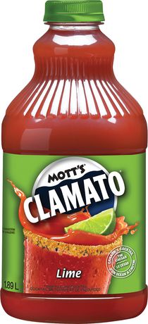 Motts Clamato Juice - Lime 8x1.89 lt