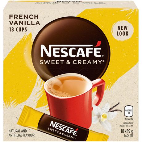 Nescafe Sweet & Creamy French Vanilla 19.5gr  18pk