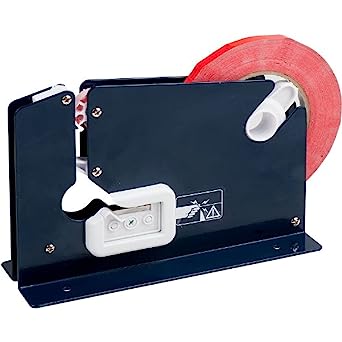 PVC Tape (Red) Dispenser/Bag Sealer ea/