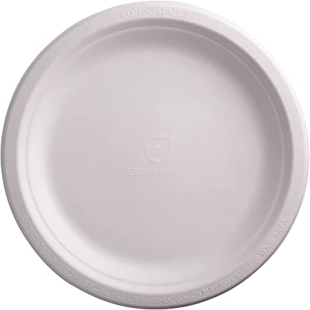 Eco Guardian Sugarcane Plate 9" EG-N-A013 10x50/cs
